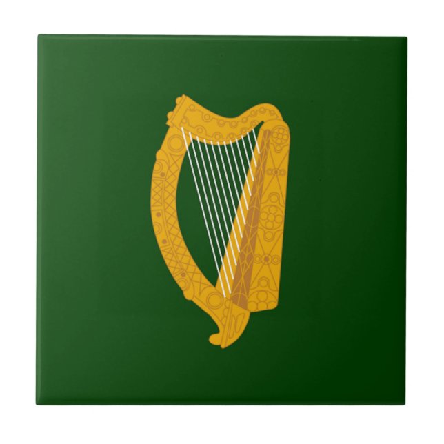 Carreau Drapeau du Leinster (Irlande) (Devant)