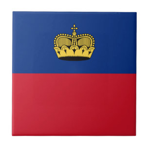 Carreau Drapeau du Liechtenstein