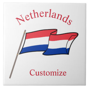 Carreau Drapeau du pays des Pays-Bas Thunder_Cove