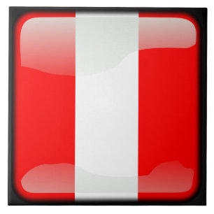 Carreau Drapeau du Pérou