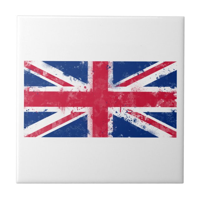 Carreau Drapeau du Royaume-Uni ou de l'Union Jack (Devant)