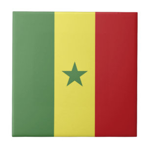 Carreau drapeau du Sénégal