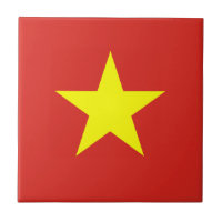 Drapeau du Vietnam Carrelage en céramique