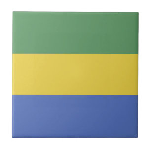 Carreau Drapeau Gabon