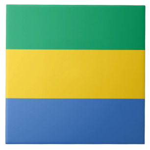 Carreau Drapeau gabonais (Gabon)