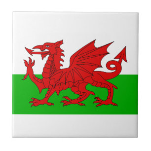 Carreau Drapeau Gallois / Pays de Galles - Cymru haute qua