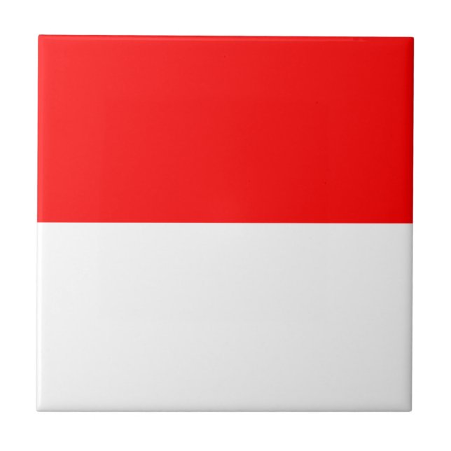 Carreau Drapeau indonésien (Indonésie) (Devant)