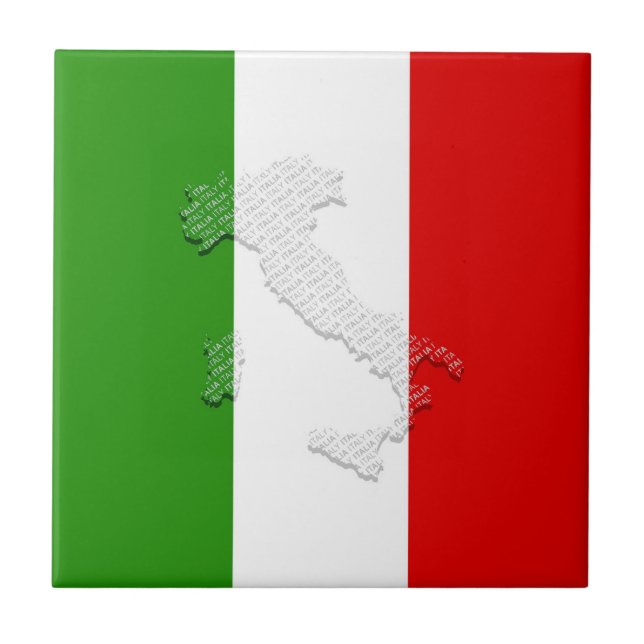 Carreau Drapeau italien (Devant)