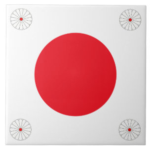 Carreau Drapeau japonais