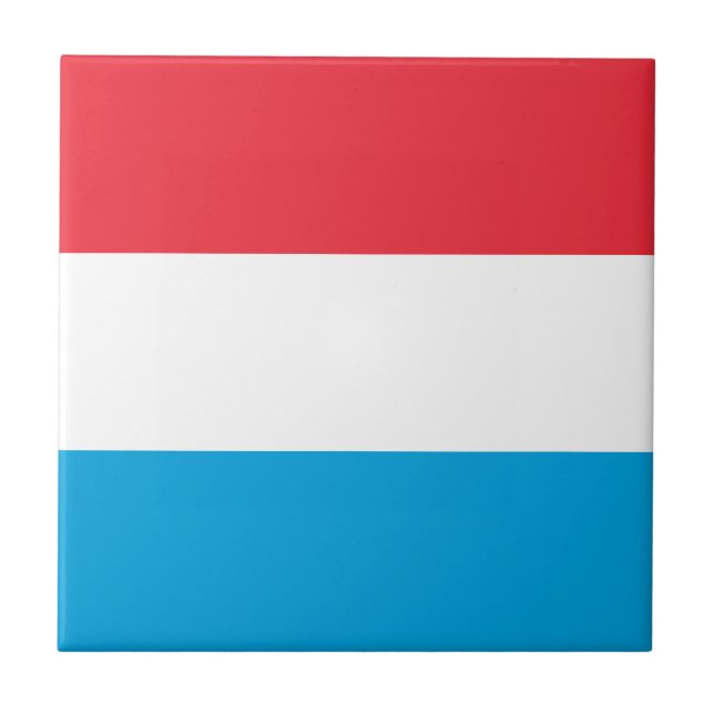Carreau Drapeau Luxembourg (Devant)