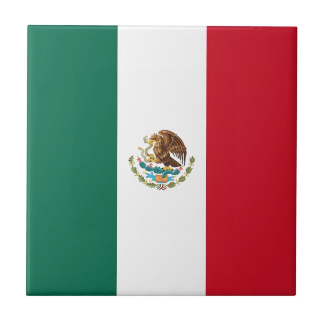 Carreau Drapeau mexicain (Devant)
