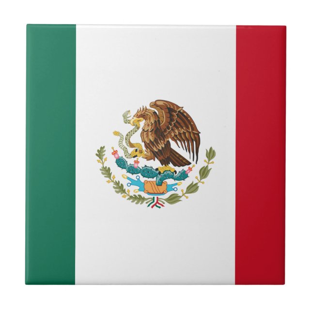 Carreau Drapeau mexicain - Drapeau mexicain (Devant)