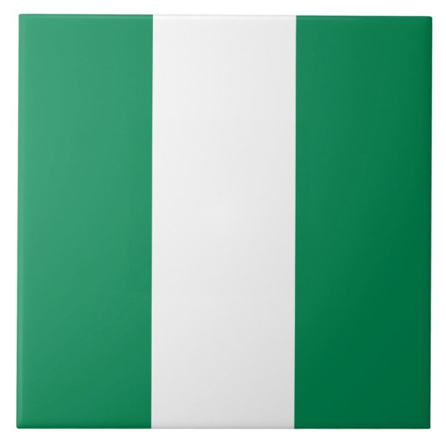 Carreau Drapeau nigérian (Devant)