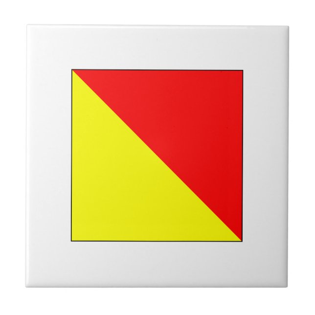 Carreau Drapeau O d'ICS (Devant)