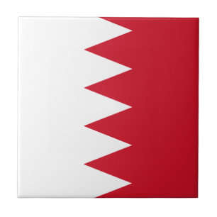 Carreau Drapeau patriotique de Bahreïn Tile