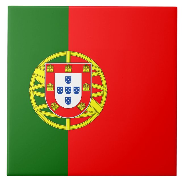 Carreau Drapeau portugais (Portugal) (Devant)