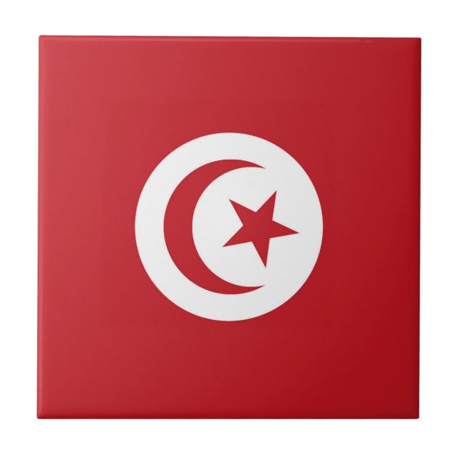 Carreau Drapeau tunisien (Devant)