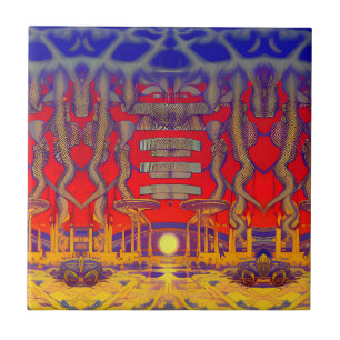 Carreau Dreamland psychédélique