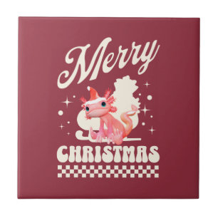 Carreau Drôle d'Axolotl Joyeux Noël