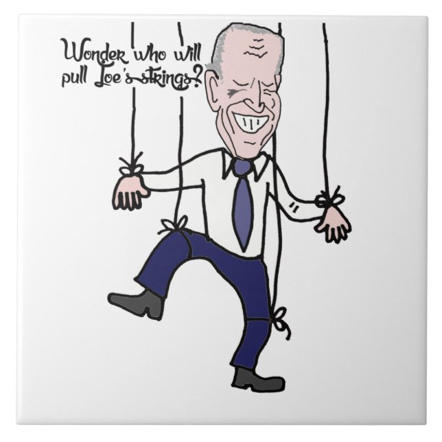 Carreau Drôle de la marionnette anti-Joe Biden (Devant)