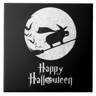Carreau Drôle Halloween Costume sorcière Hippo Lover cadea