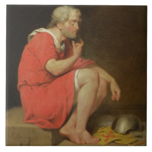 Carreau Duc de Robert (c.1054-1134) de la Normandie en