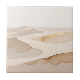 Carreau Dunes Dorées Sérénité Abstraite