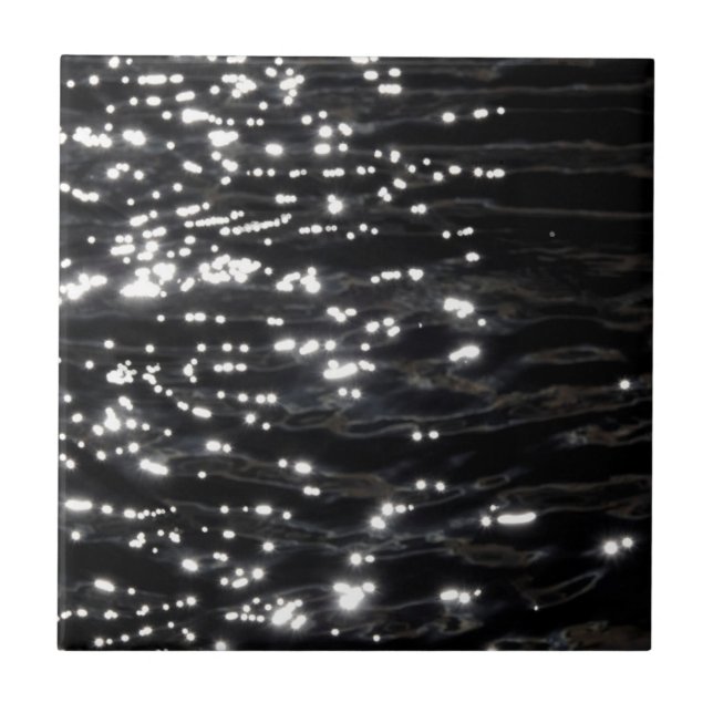 Carreau Eau brillante noire (Devant)