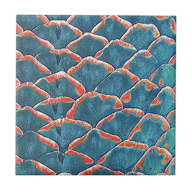 Carreau "Échelles de poissons " (Devant)