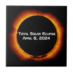 Carreau Éclipse solaire totale 2024