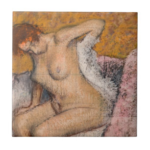 Carreau Edgar Degas - Après le bain