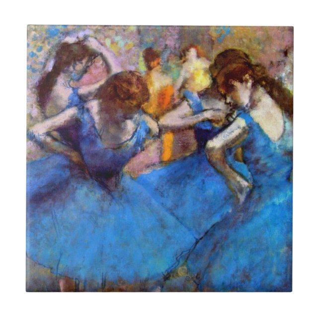 Carreau Edgar Degas - Danseurs En Bleu - Amoureux De Danse (Devant)
