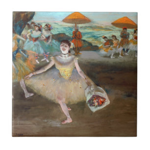 Carreau Edgar Degas - Danseuse avec Bouquet, Bwing on Stag