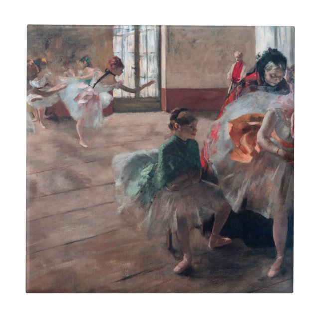 Carreau Edgar Degas - La répétition (Devant)