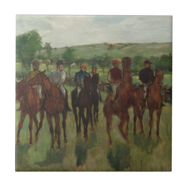 Carreau Edgar Degas | les cavaliers (Devant)