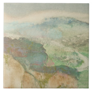 Carreau Edgar Degas - paysage