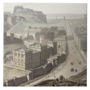 Carreau Edimbourg, de colline de Calton, 'd'un voyage