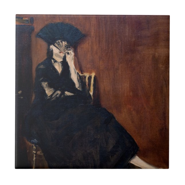 Carreau Edouard Manet - Berthe Morisot avec ventilateur (Devant)