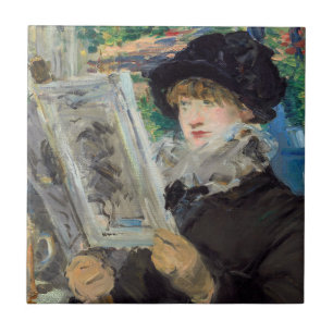 Carreau Edouard Manet - Femme lisant