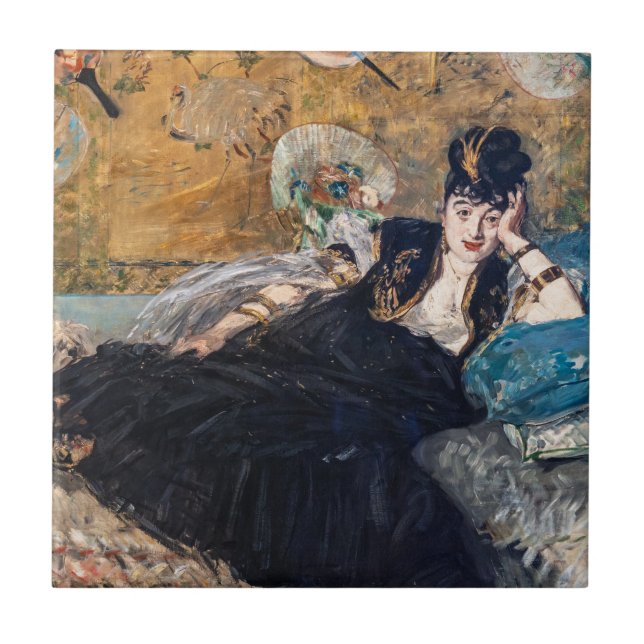 Carreau Edouard Manet - Lady avec fans (Devant)
