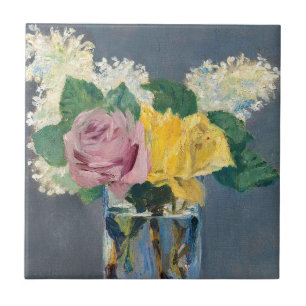 Carreau Edouard Manet - Lilas et Roses
