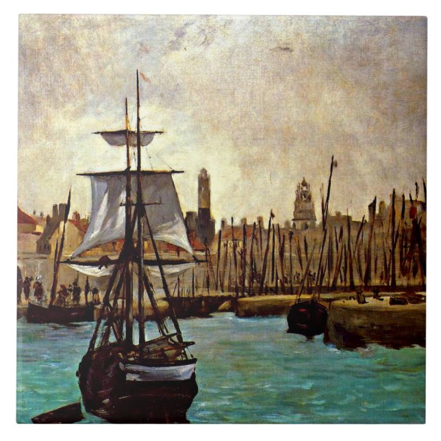 Carreau Edouard Manet - The Port of Bordeaux (Devant)