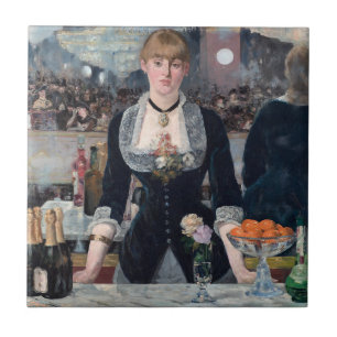 Carreau Edouard Manet - Un bar aux Folies-Bergere