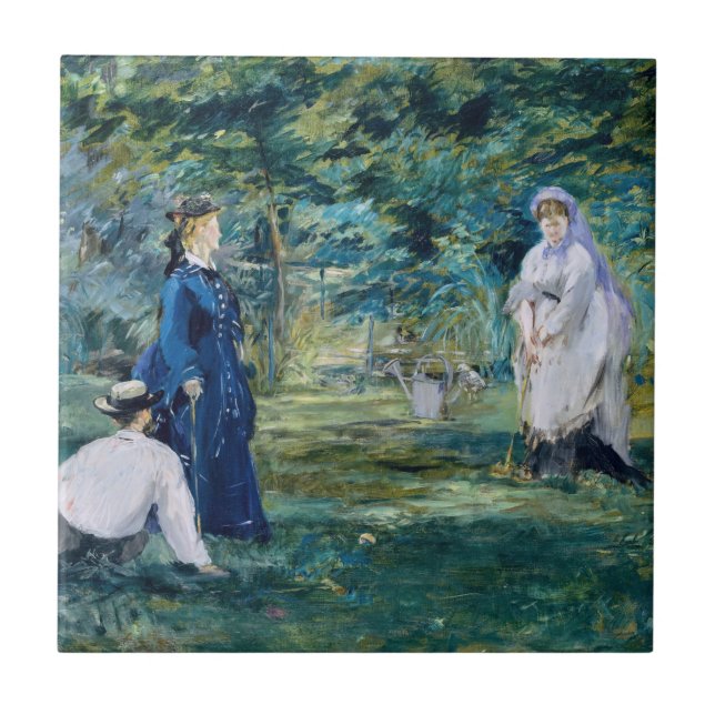 Carreau Edouard Manet - Un jeu de Croquet (Devant)