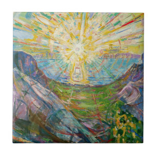 Carreau Edvard Munch - Le Soleil 1916