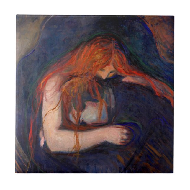 Carreau Edvard Munch - Vampire / Amour et douleur (Devant)