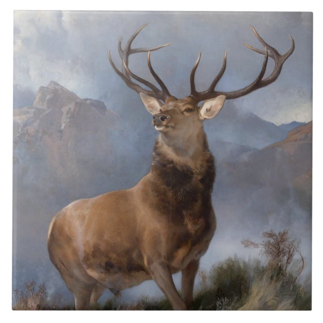 Carreau Edwin Landseer| Le monarque du verre (Devant)
