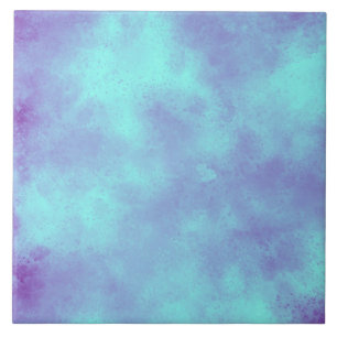 Carreau effet nuage violet orage Carrelage en céramique