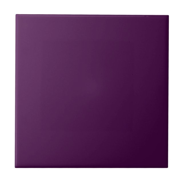 Carreau Eggplant Purple Solid (Devant)