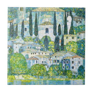 Carreau Eglise Art Nouveau à Cassone par Gustav Klimt